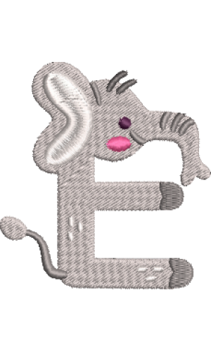 A is for E Elephant