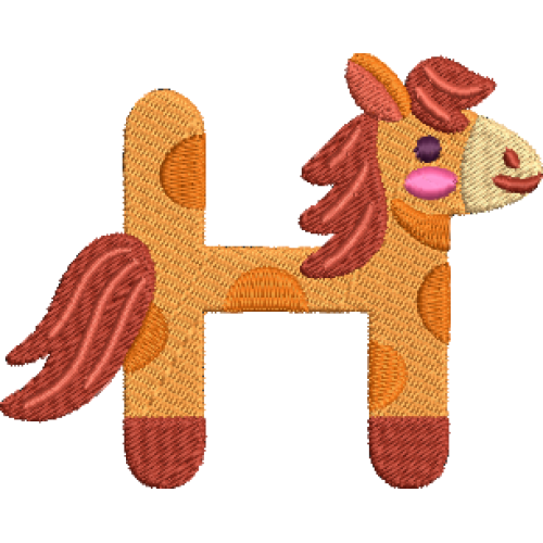 A is for H Horse