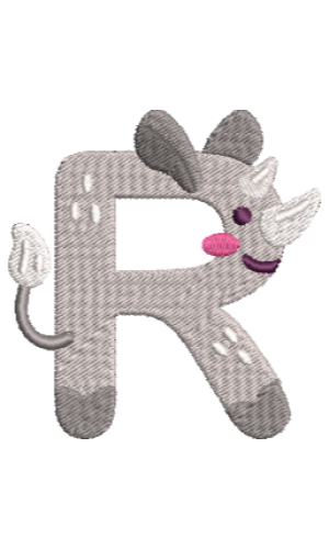 A is for R Rhinoceros