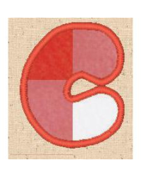 Applique Alphabet C