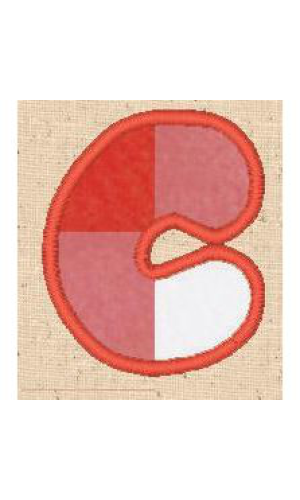 Applique Alphabet C
