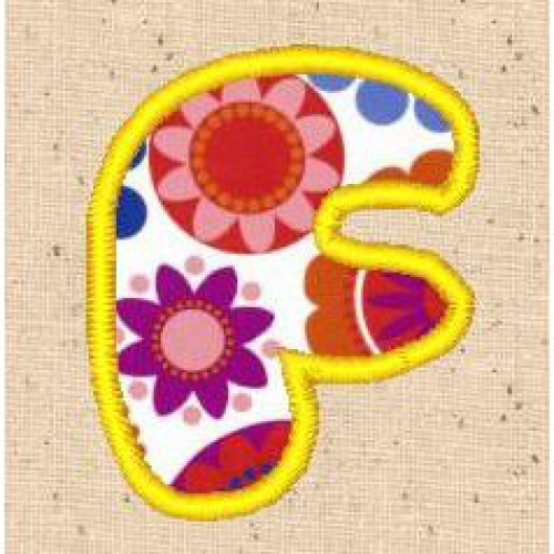 Applique Alphabet F