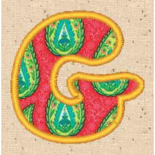 Applique Alphabet G