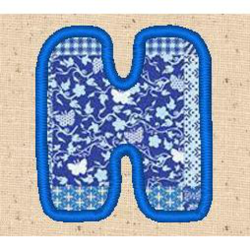 Applique Alphabet H