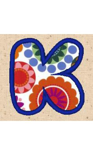 Applique Alphabet K