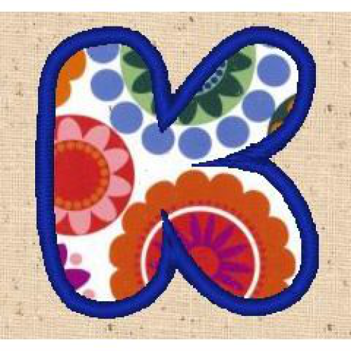 Applique Alphabet K