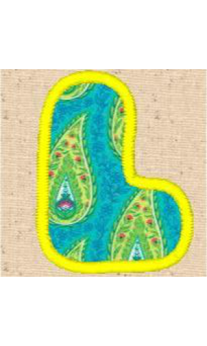 Applique Alphabet L