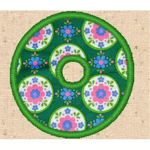 Applique Alphabet O