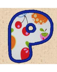Applique Alphabet P