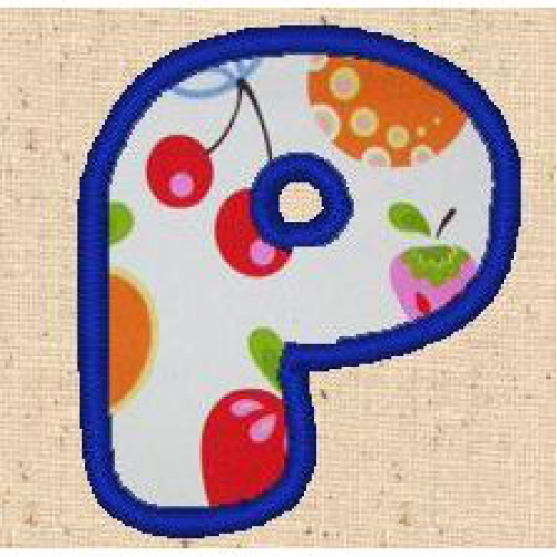 Applique Alphabet P