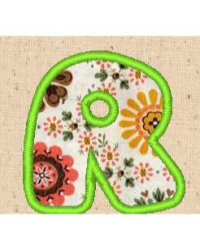Applique Alphabet R