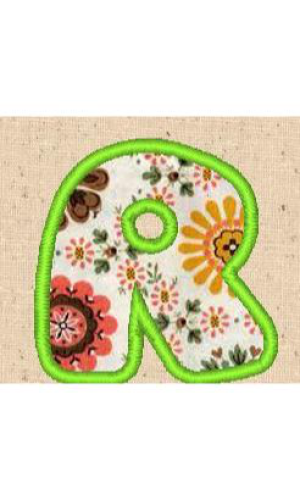 Applique Alphabet R