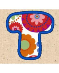 Applique Alphabet T
