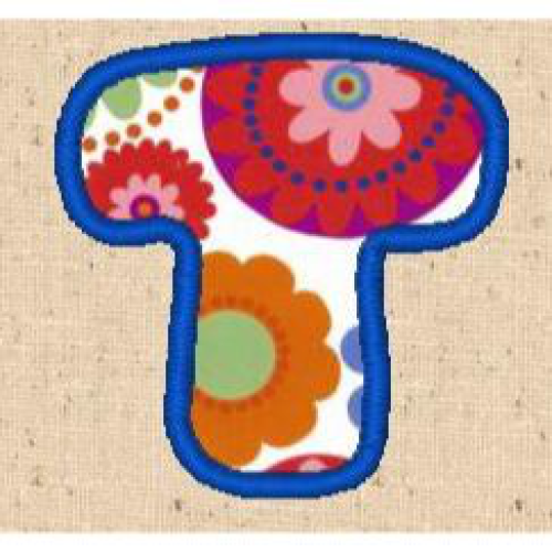 Applique Alphabet T