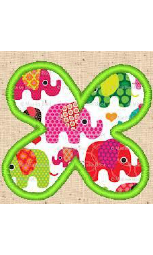 Applique Alphabet X