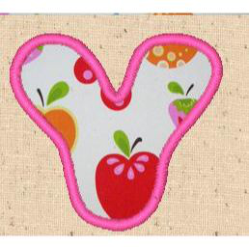 Applique Alphabet Y Applique Alphabet Y
