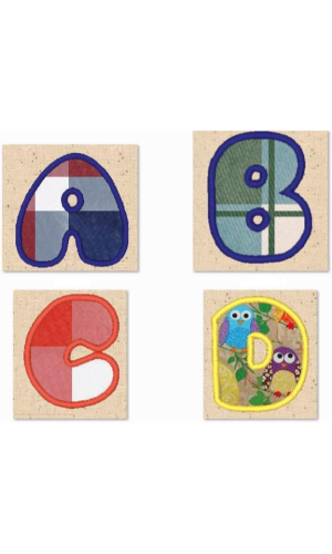 Applique Alphabet set
