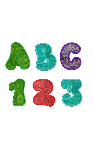 Aplique Font Set