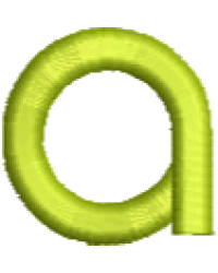 Arty Lower case a