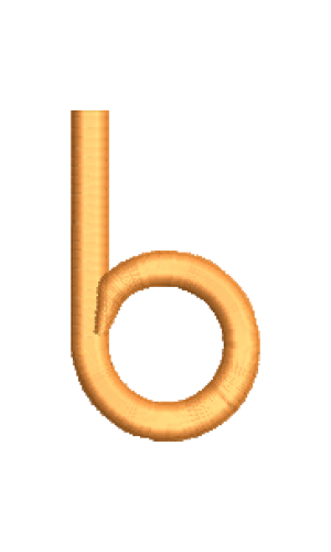 Arty Lower case b