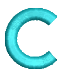 Arty Lower case c