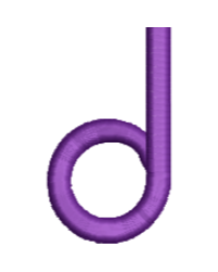 Arty Lower case d