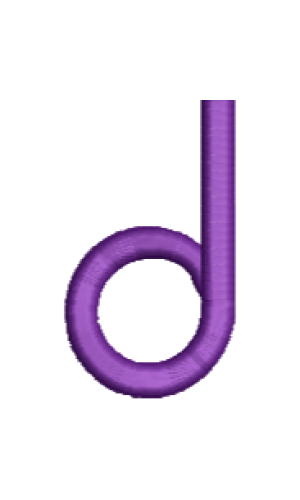 Arty Lower case d