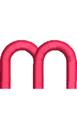 Arty Lower case m