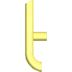 Arty Lower case t
