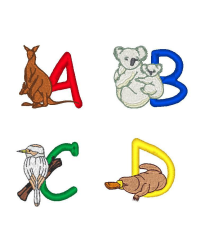 Aussie Animal Set alpha