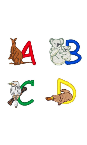 Aussie Animal Set alpha Aussie Animal Set alpha