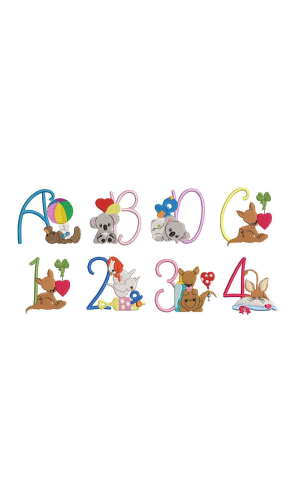 Aussie Baby Animals Alpha Set