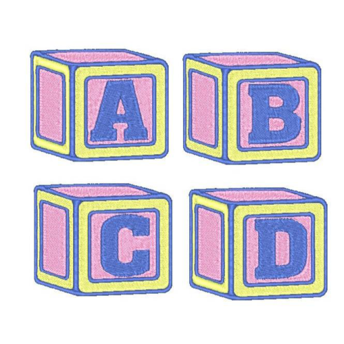 Baby Block Alphabet Set