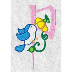 Bird Alphabet P
