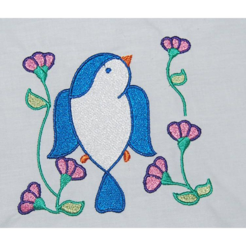 Bird With Flowers 07 Bird With Flowers 07