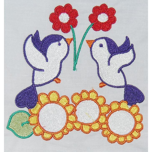 Bird With Flowers 10