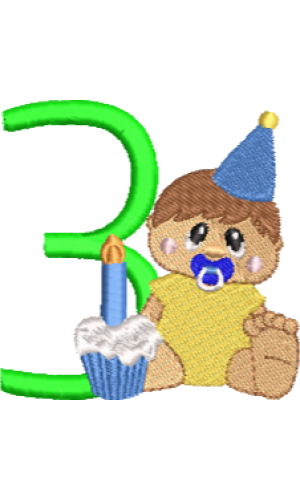 Birthday Baby Boy 3 Birthday Baby Boy 3