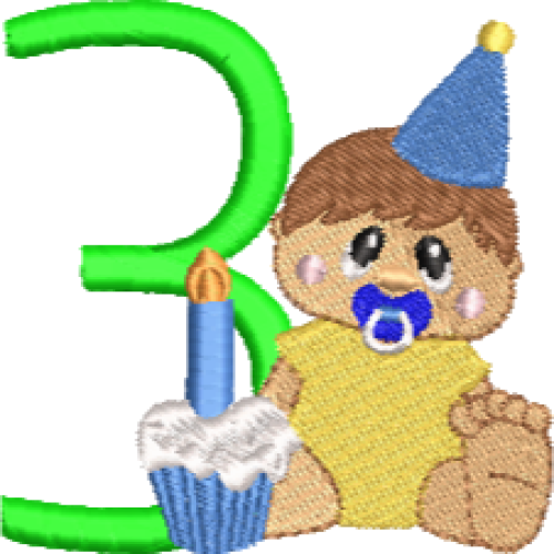 Birthday Baby Boy 3 Birthday Baby Boy 3