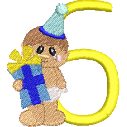 Birthday Baby Boy 6 Birthday Baby Boy 6