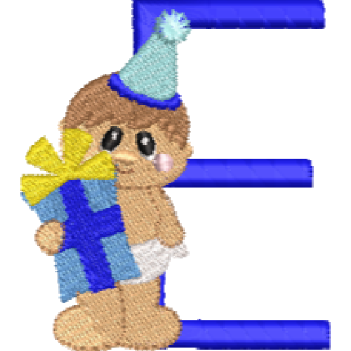 Birthday Baby Boy E Birthday Baby Boy E
