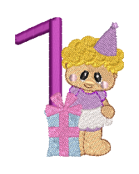 Birthday Baby Girl 1