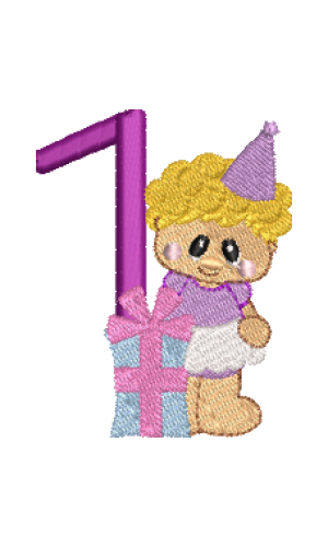 Birthday Baby Girl 1