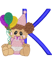 Birthday Baby Girl K