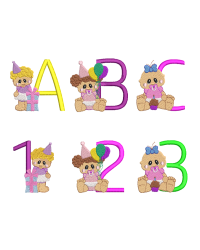 Birthday Baby Girl Set