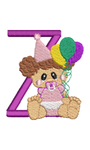 Birthday Baby Girl Z