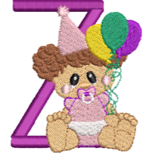 Birthday Baby Girl Z