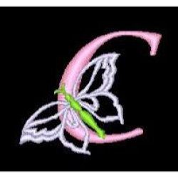 Butterfly Alphabet C