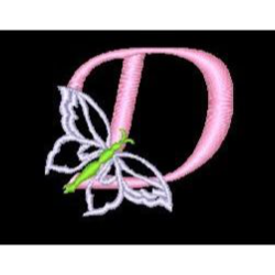 Butterfly Alphabet D