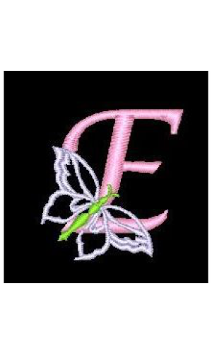 Butterfly Alphabet E