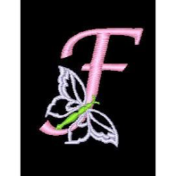 Butterfly Alphabet F